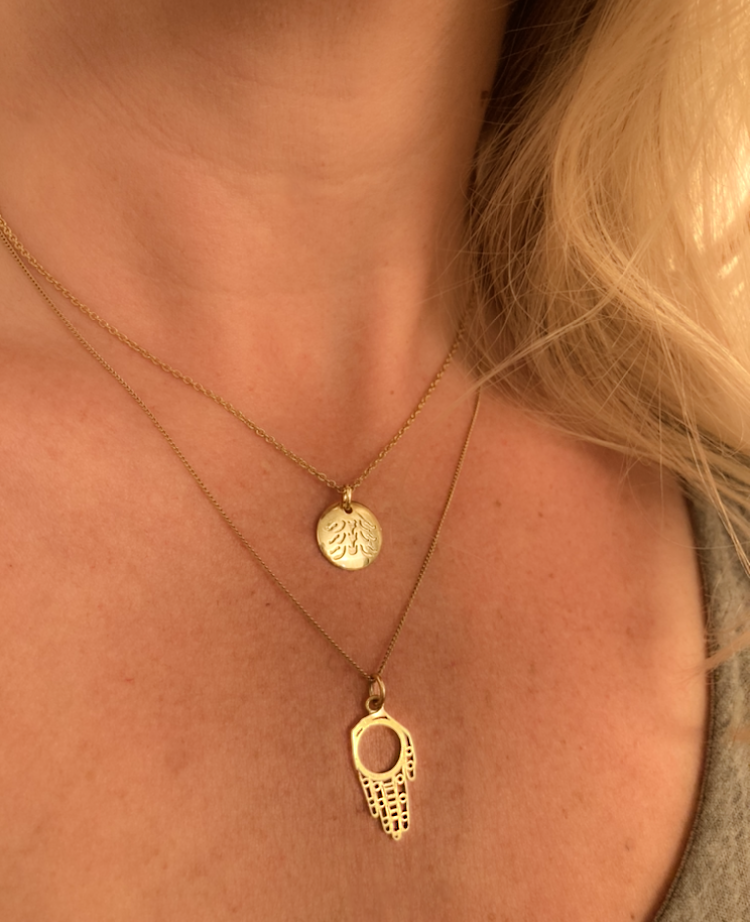 Protect What You Love Hamsa 14K Gold - Customizable