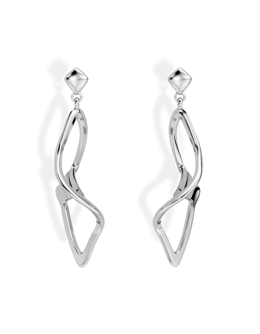 ILLUSION EARRINGS • Manta "Flippy"