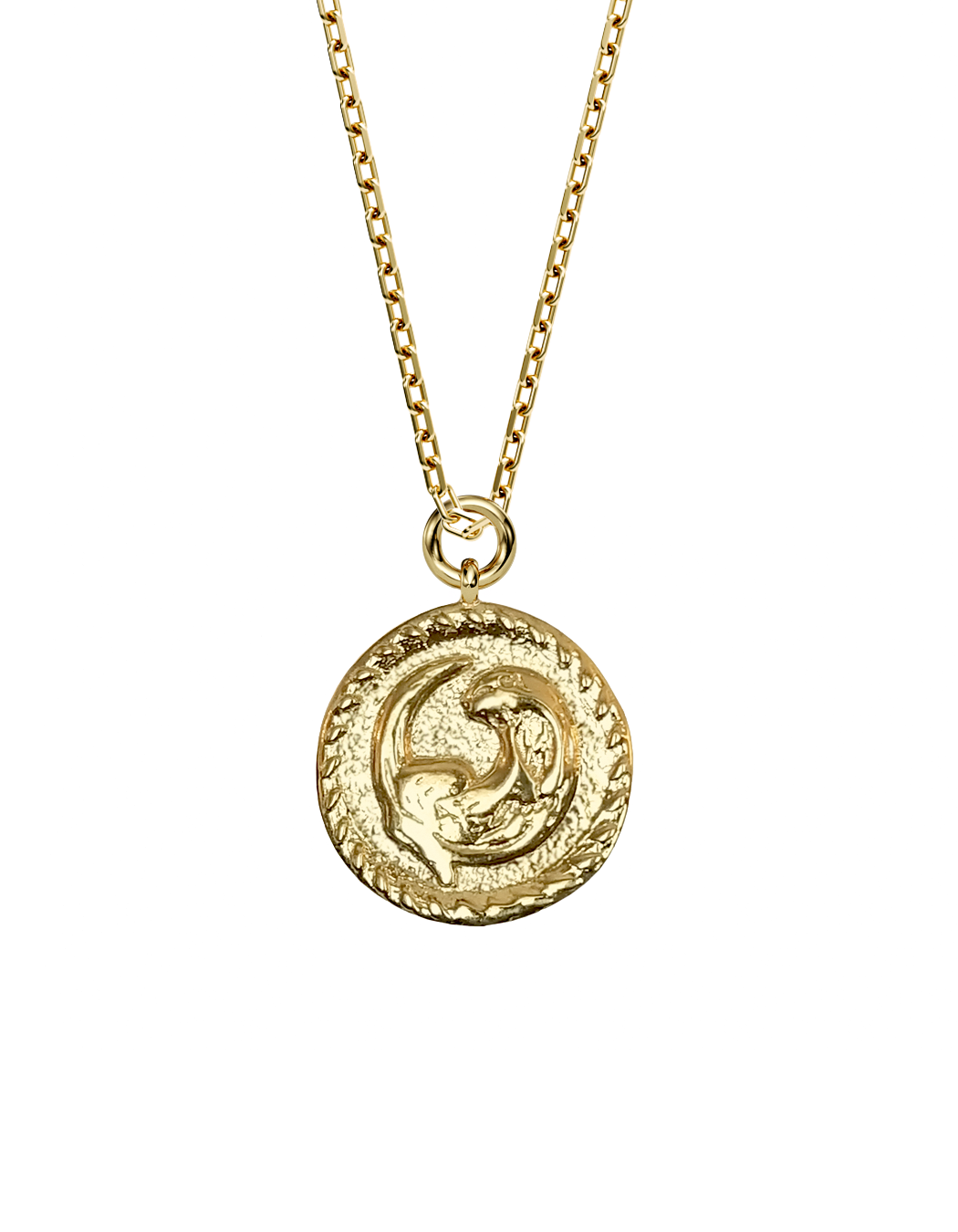 OTTER Spirit Amulet 14k Gold (Aquarius)
