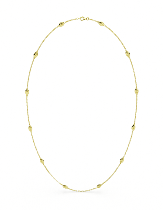 Lucky Bug Necklace 29" 14k Gold