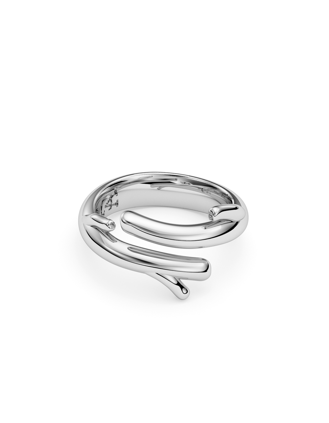 Coral Love Pinky Ring