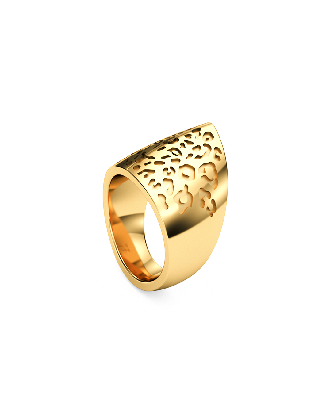 Leopard Shark Ring 14K Gold