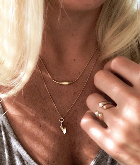 Mini Manta Fever Necklace 14k / 18k Gold