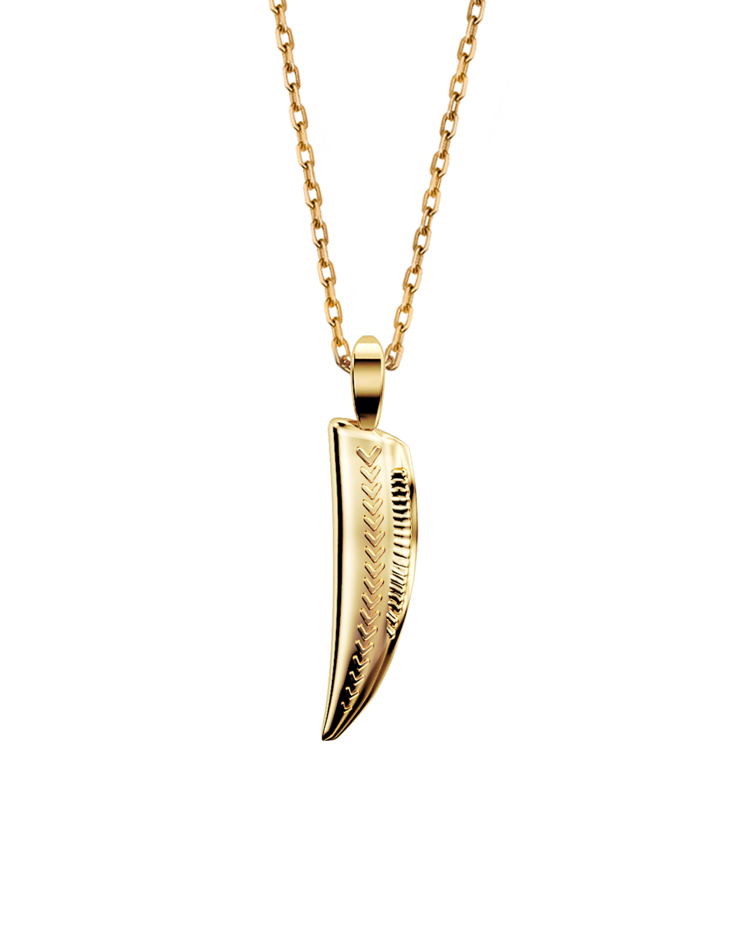 Pinna Necklace, Small 14k Gold