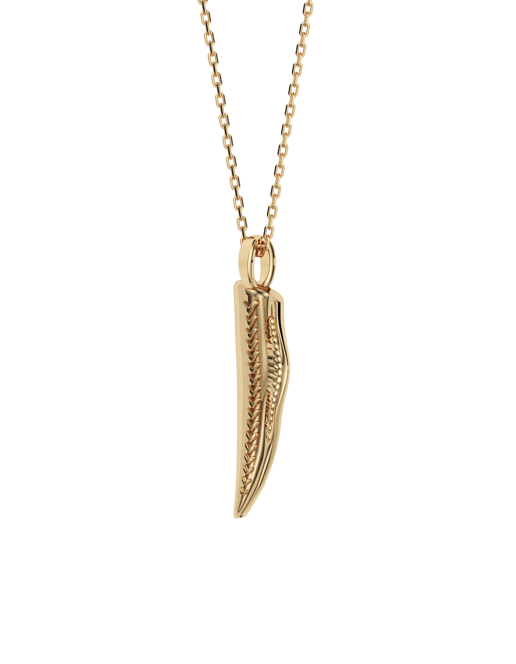 Pinna Necklace, Small 14k Gold