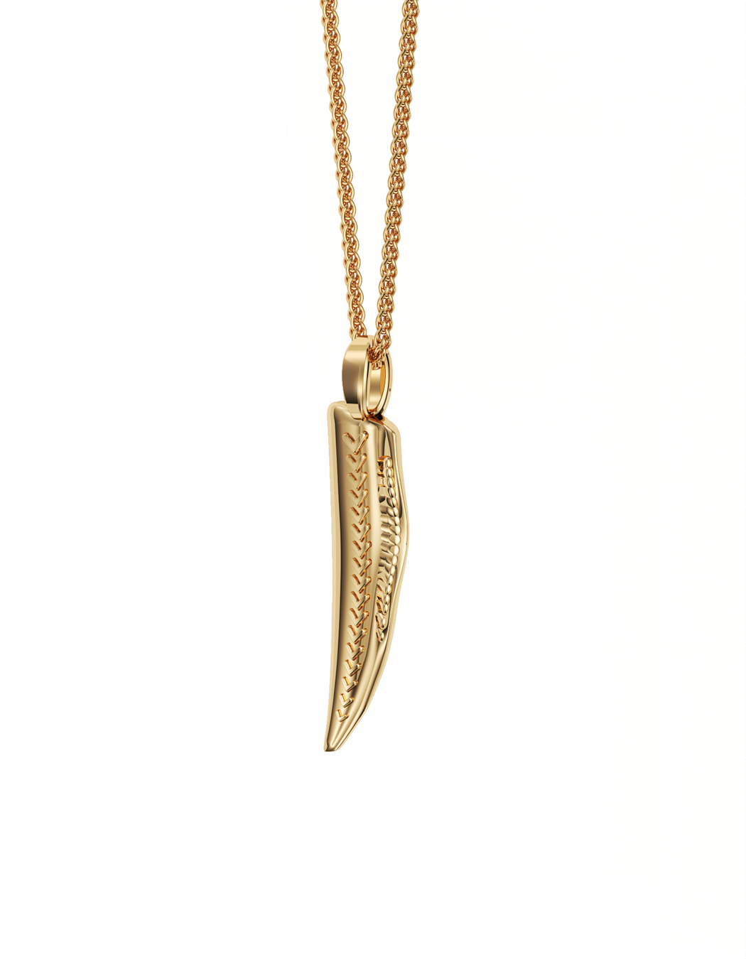 Pinna Necklace, Small 14k Gold