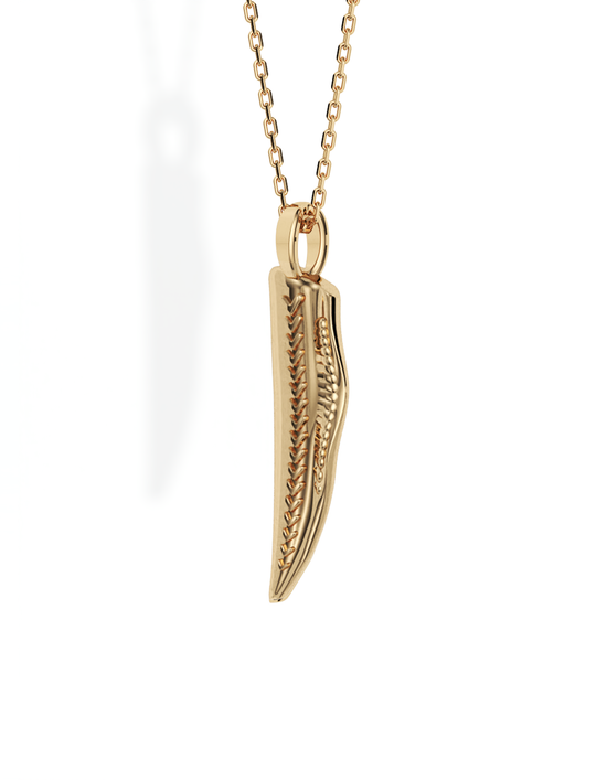 Pinna Necklace, Medium 14k Gold
