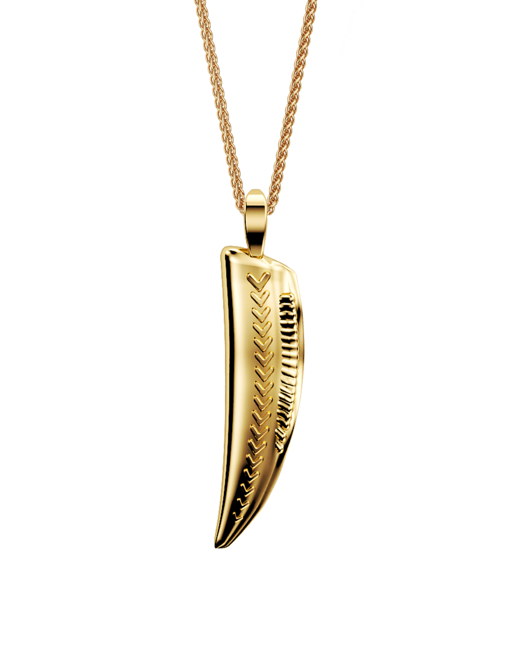 Pinna Necklace, Medium 14k Gold