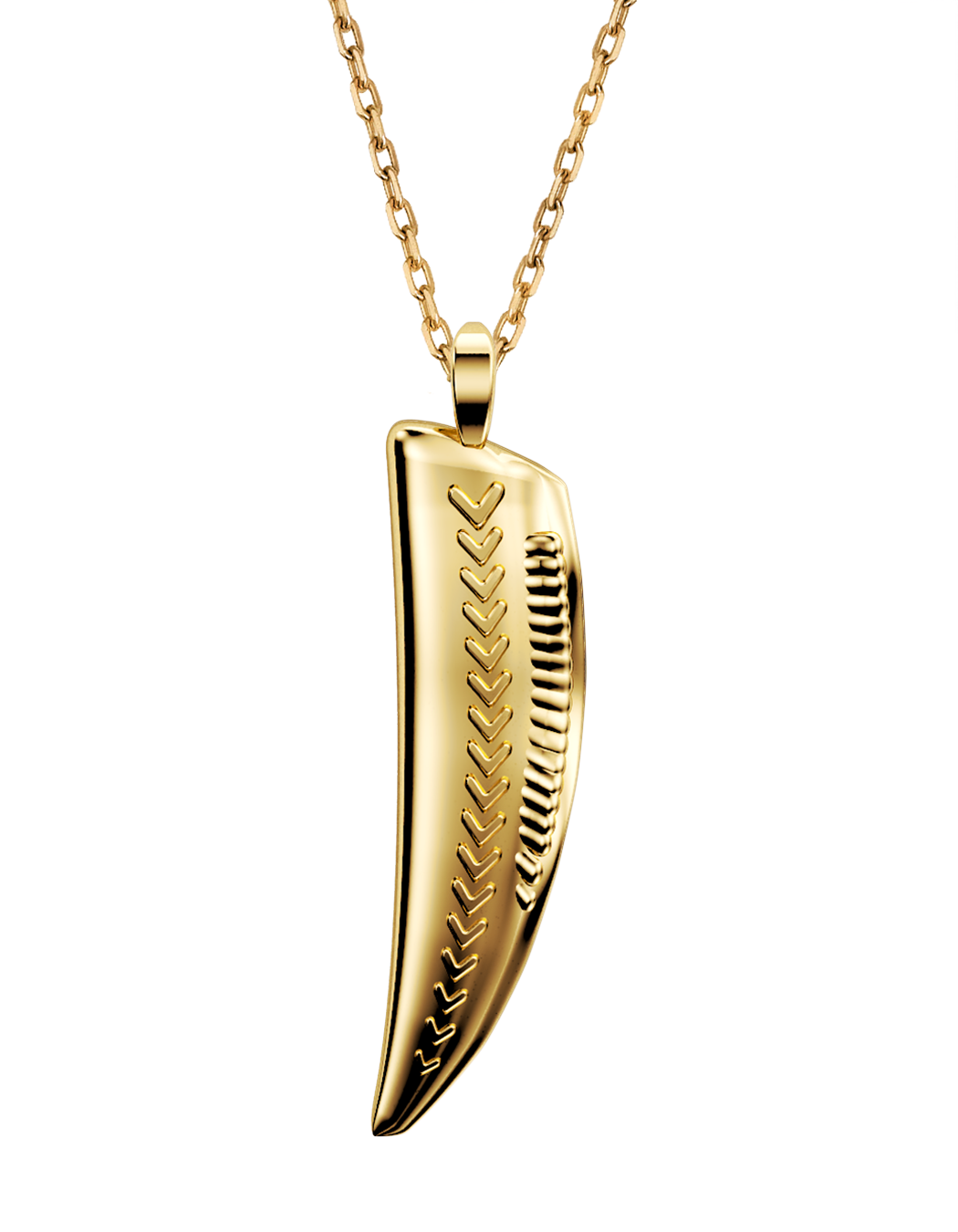 Pinna Necklace, Large 14k Gold