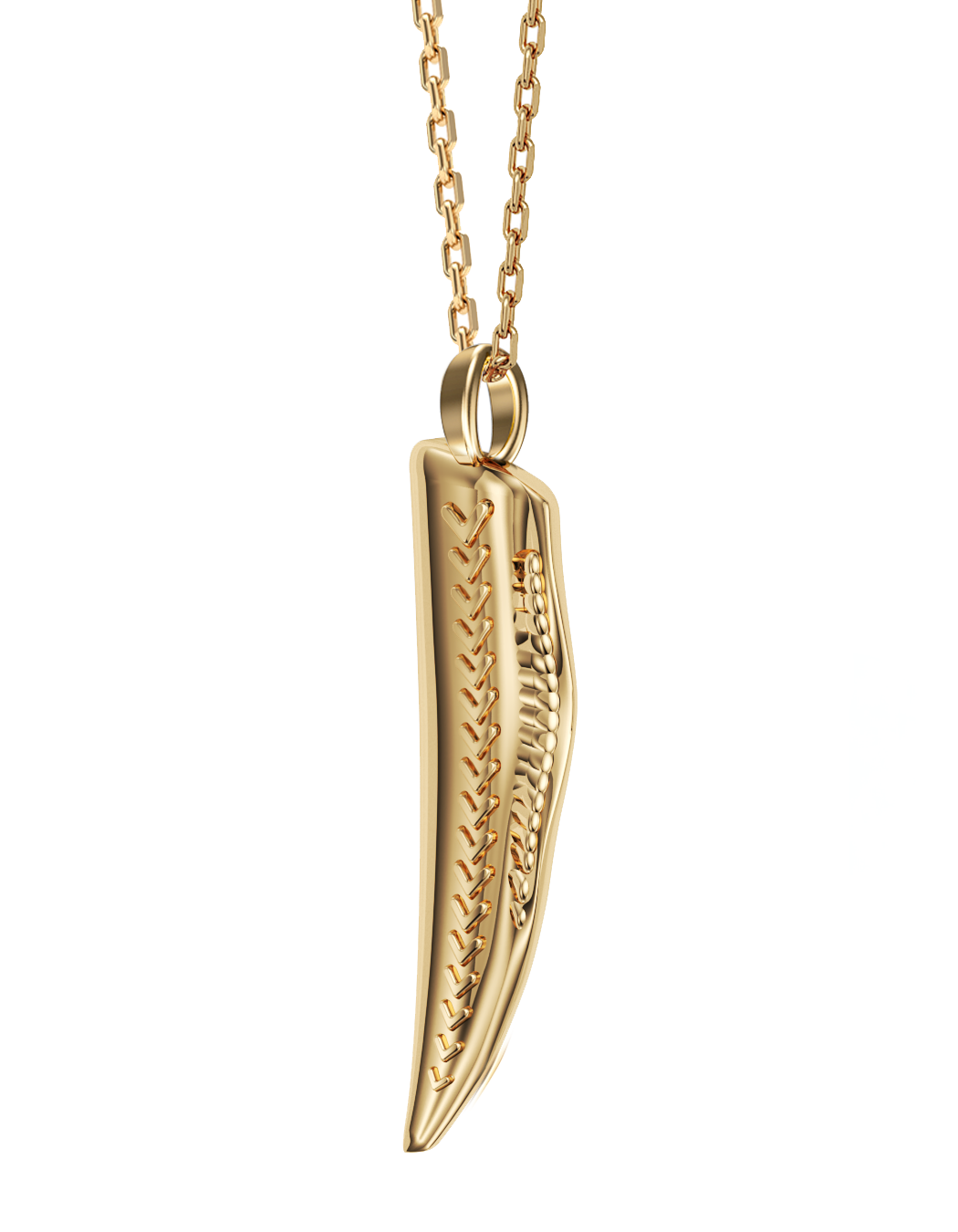 Pinna Necklace, Large 14k Gold