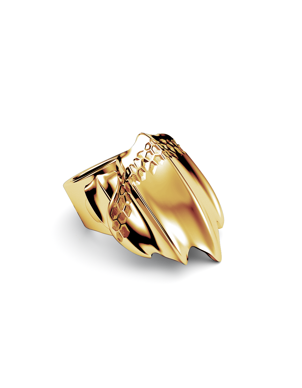 Manō Armor Ring 14k Gold