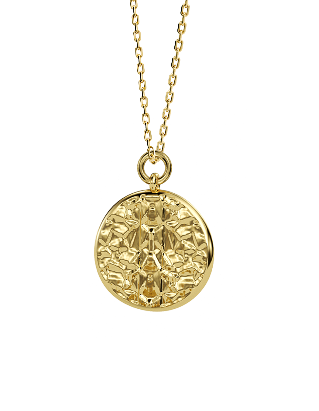 HAWK Spirit Amulet 14k Gold (Aries)