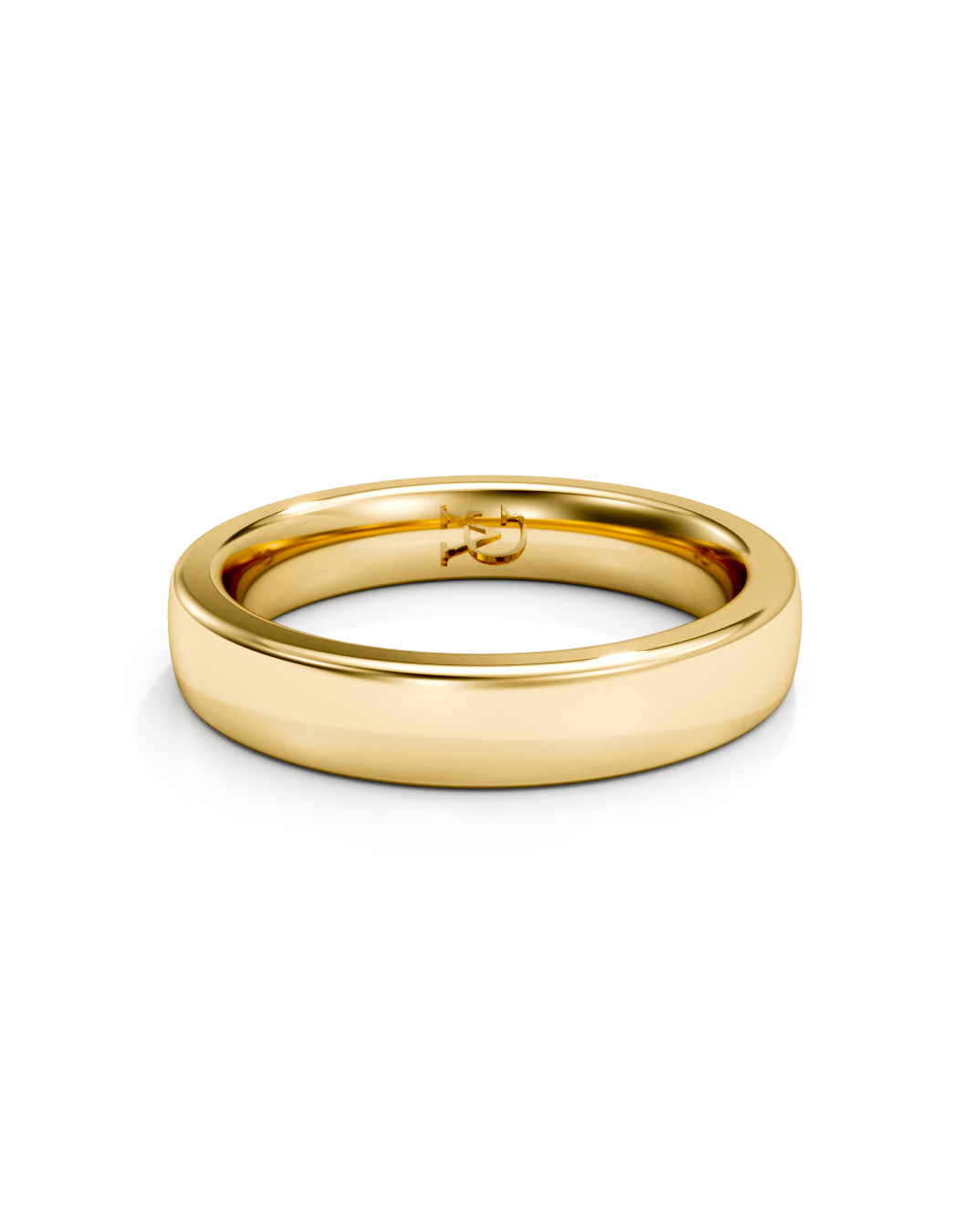 Bedrock Ring 14k / 18k Gold - 4mm