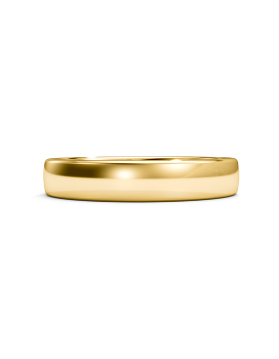 Bedrock Ring 14k / 18k Gold - 4mm