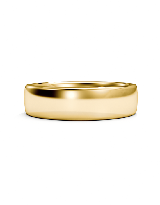 Bedrock Ring 14k / 18k Gold - 6mm