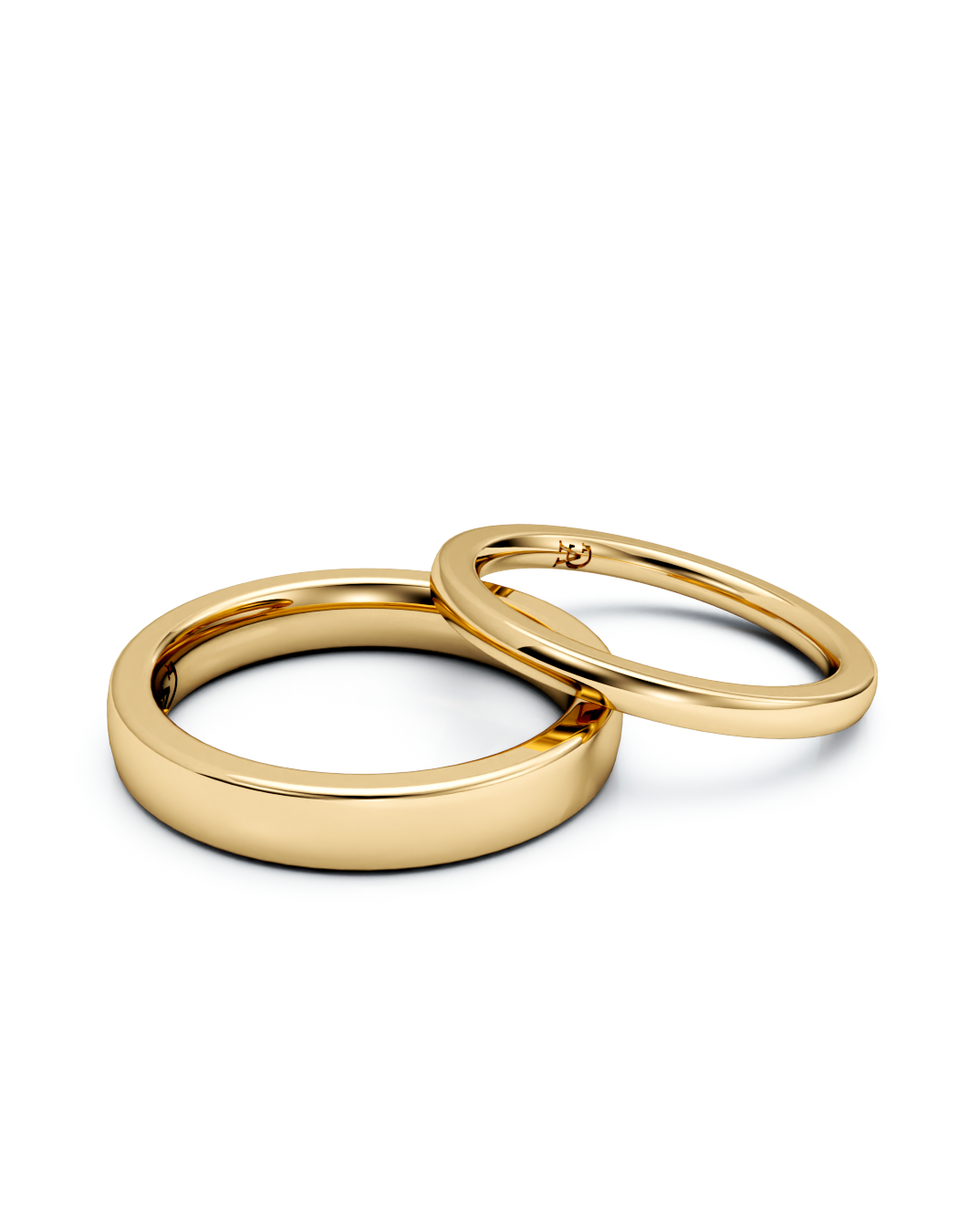 Bedrock Ring 14k / 18k Gold - 4mm