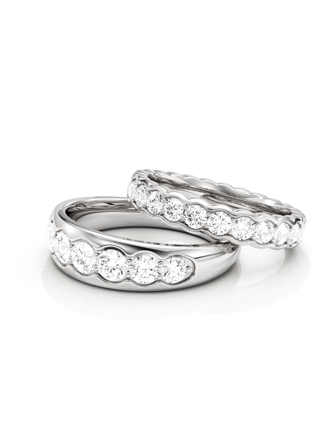 Soft Wave Eternity Ring