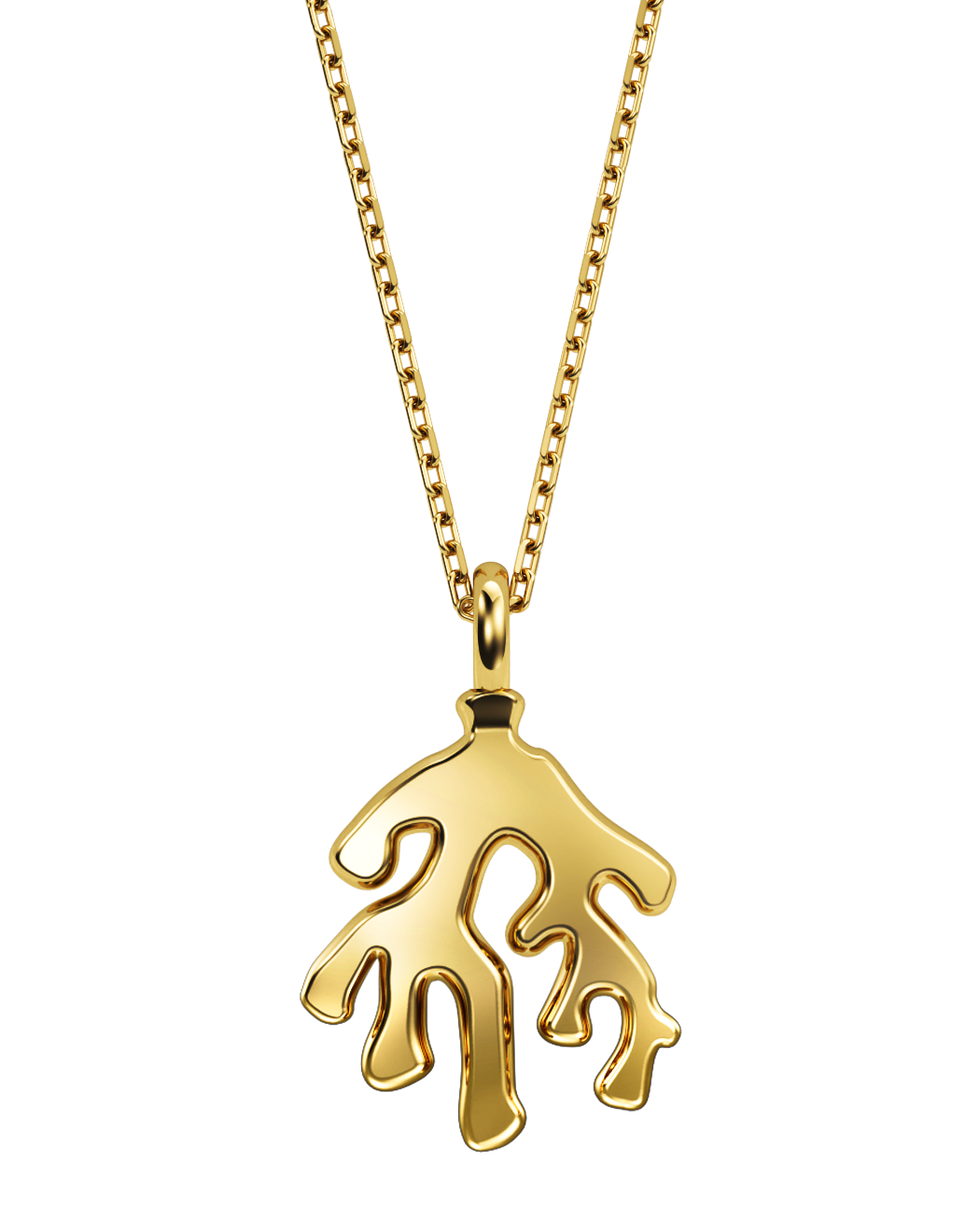 Coral Love Pendant 14k / 18k Gold