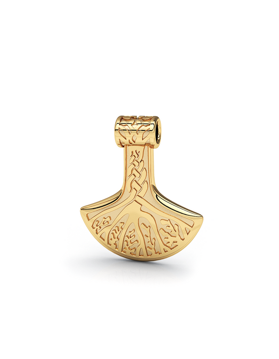 Load image into Gallery viewer, MANGROVE &amp;amp; CORAL HAMMER PENDANT 14k GOLD