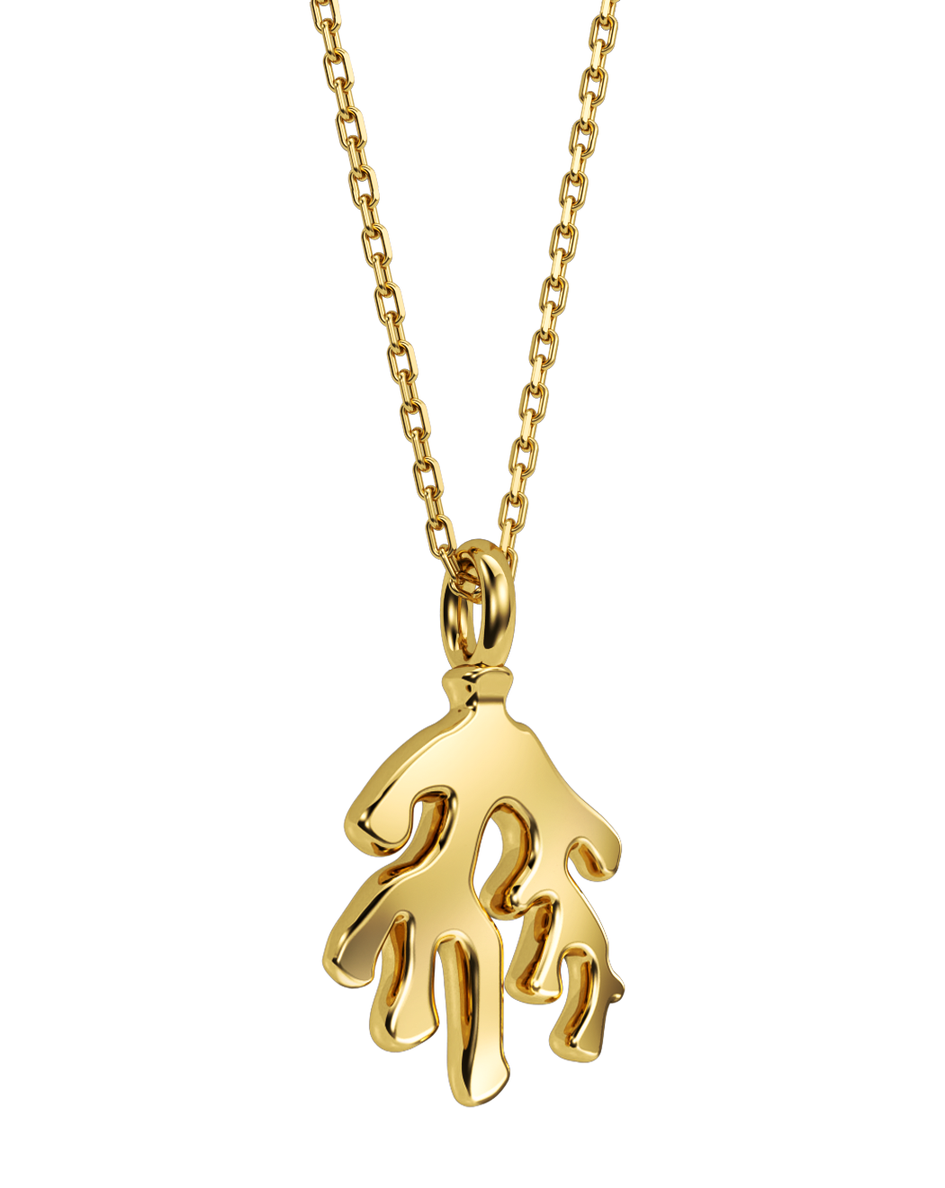 Coral Love Pendant 14k / 18k Gold