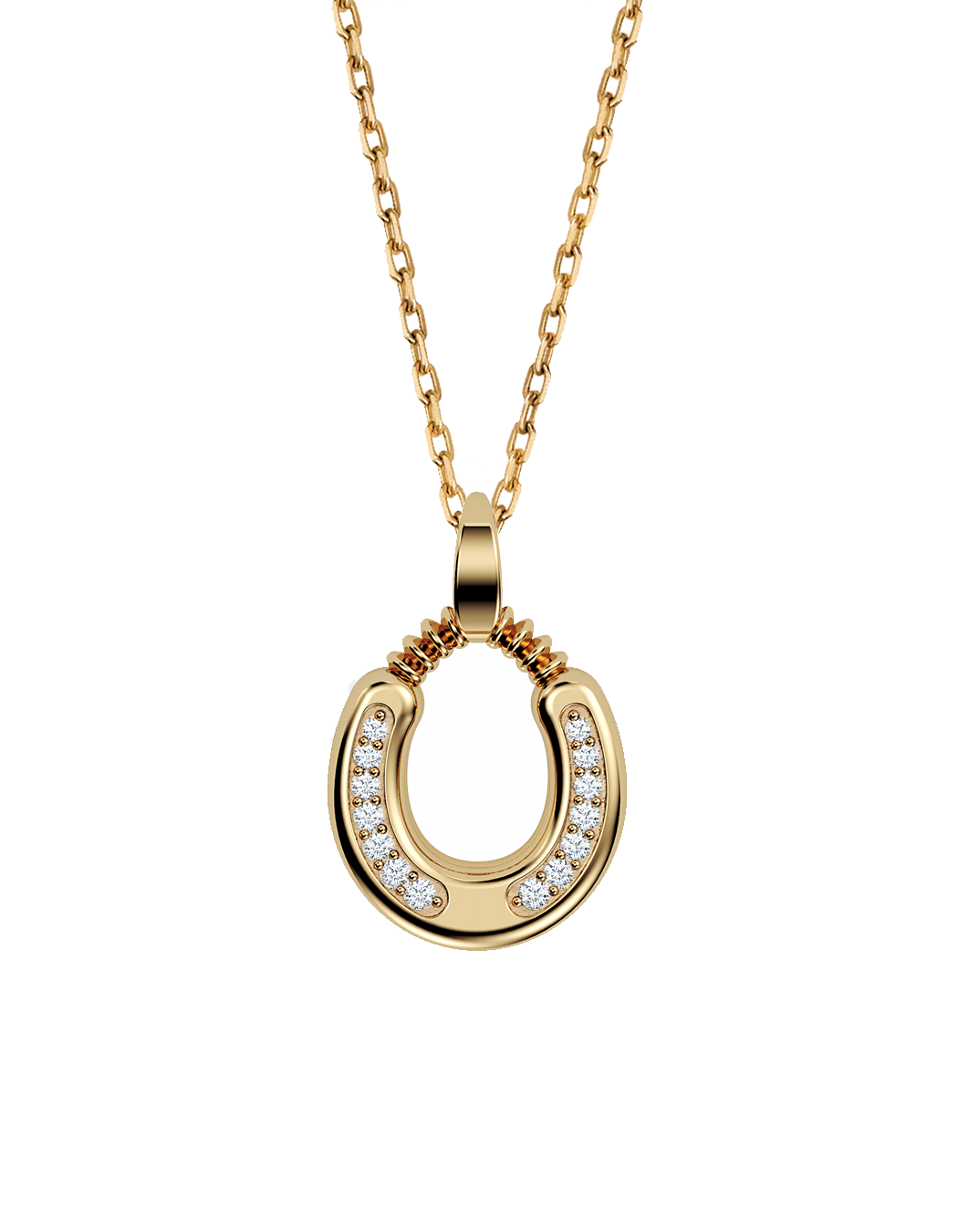 Horseshoe Necklace, Diamond Trail