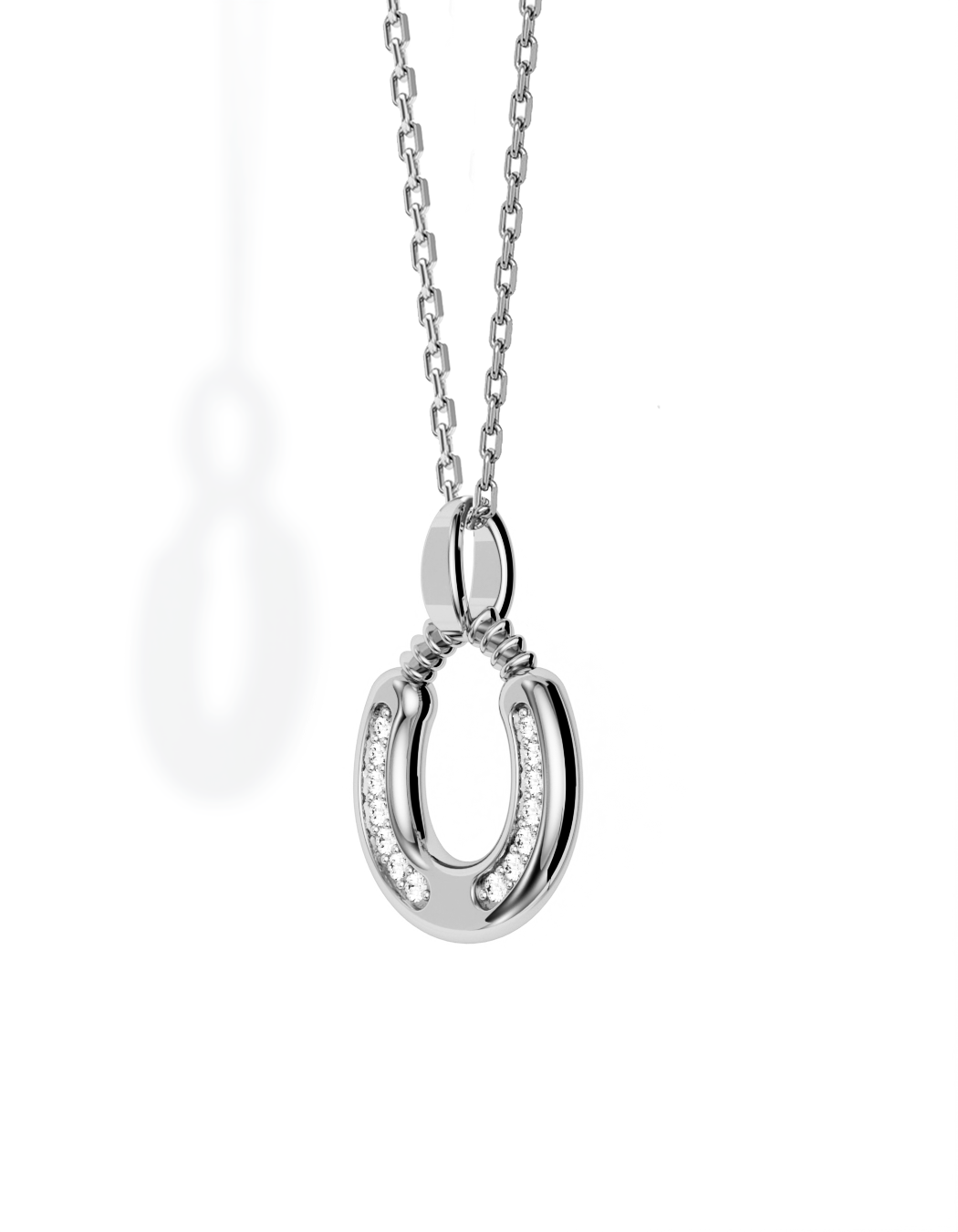 Horseshoe Necklace, Diamond Trail