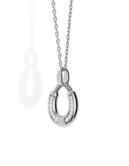 Horseshoe Necklace, Diamond Trail