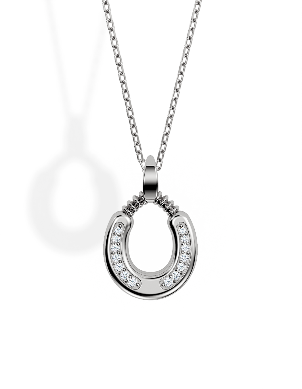 Horseshoe Necklace, Diamond Trail
