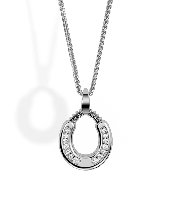 Horseshoe Necklace, Diamond Trail