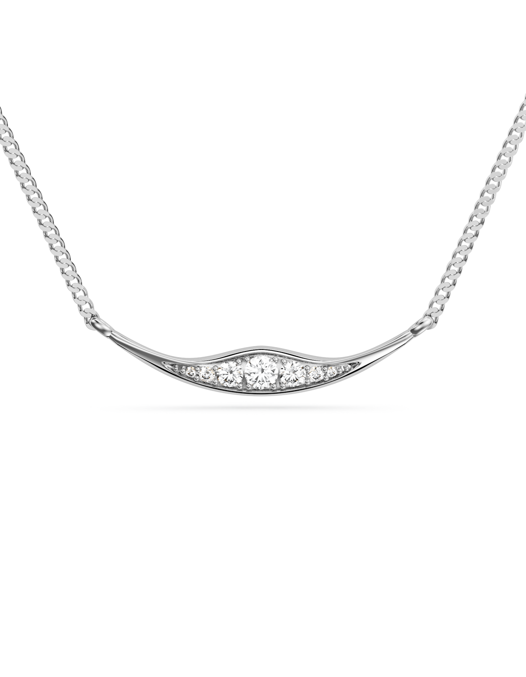 Diamond Classic Manta Necklace