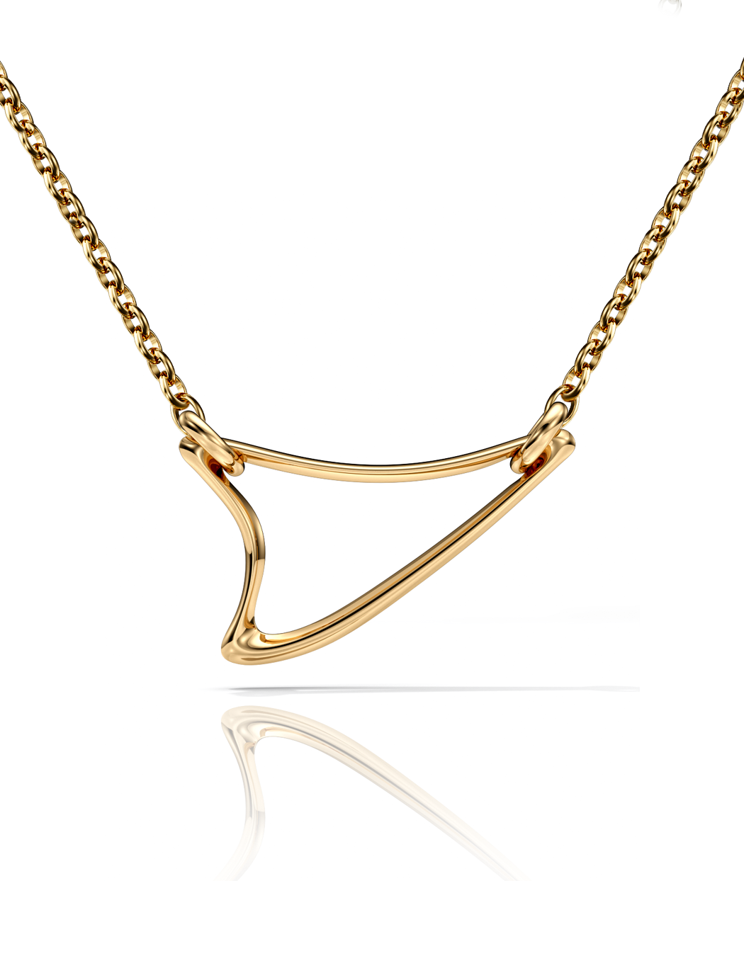 Fin Necklace 14K / 18K Gold