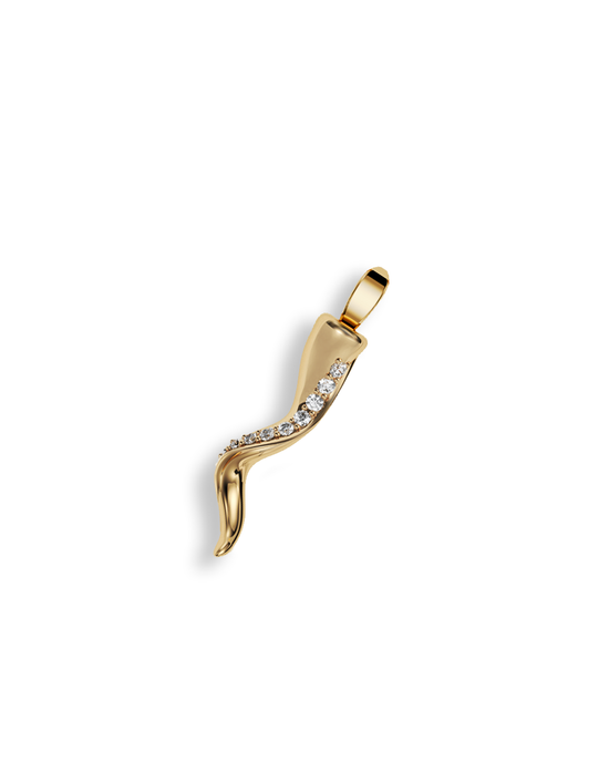 Fortuna Little Horn Pendant, Diamond Ridge