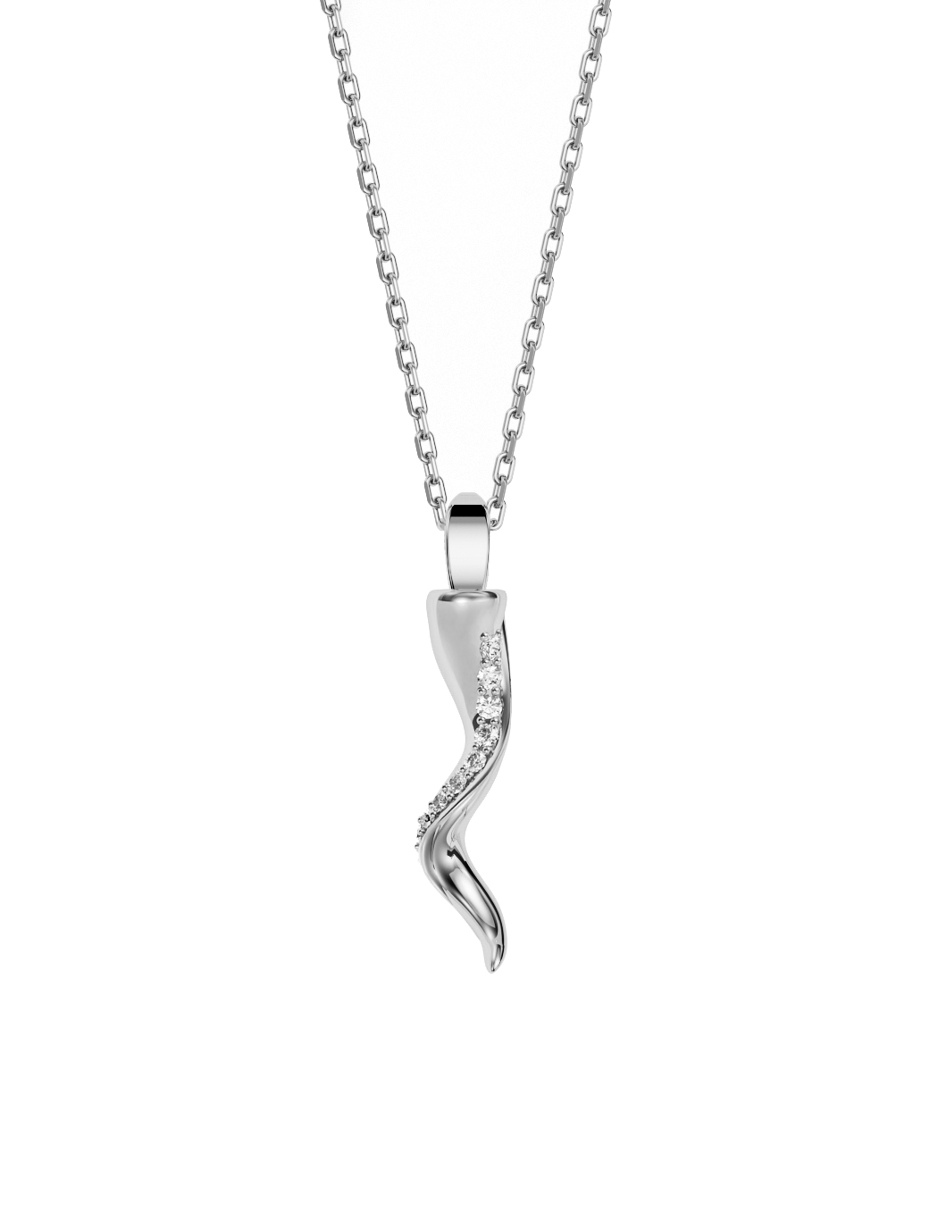 Fortuna Little Horn Necklace, Diamond Ridge
