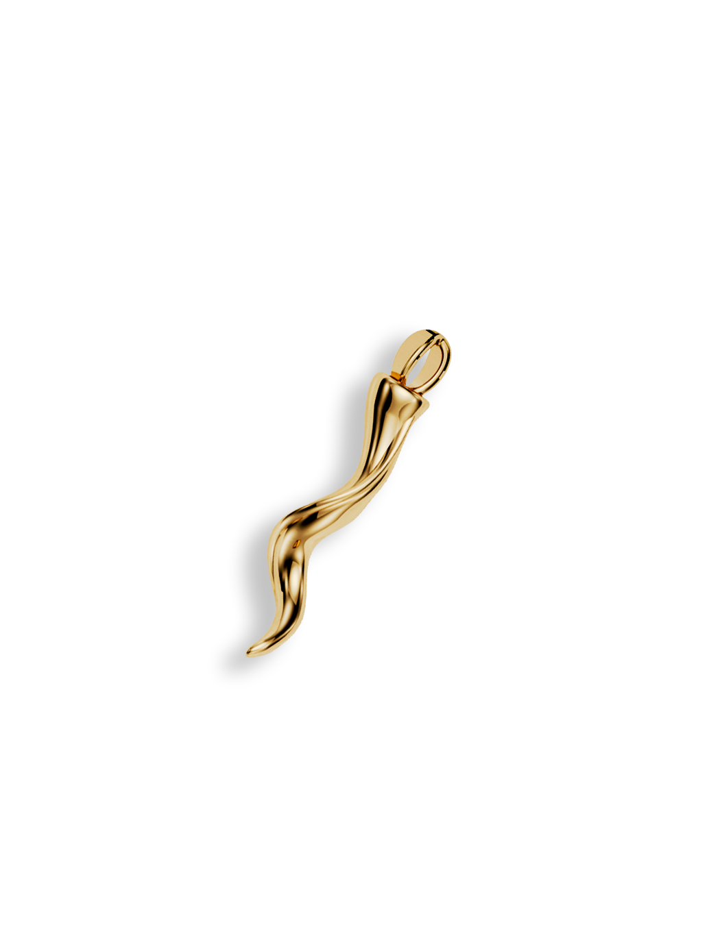 Fortuna Little Horn Pendant 14k Gold