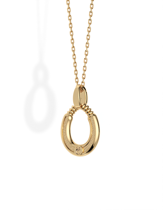 Horseshoe Necklace 14k Gold