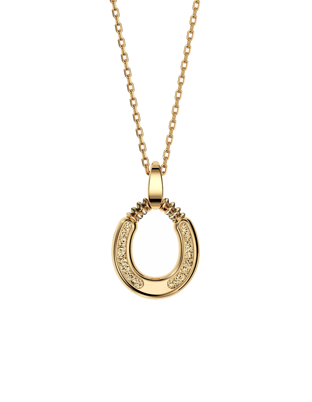 Horseshoe Necklace 14k Gold
