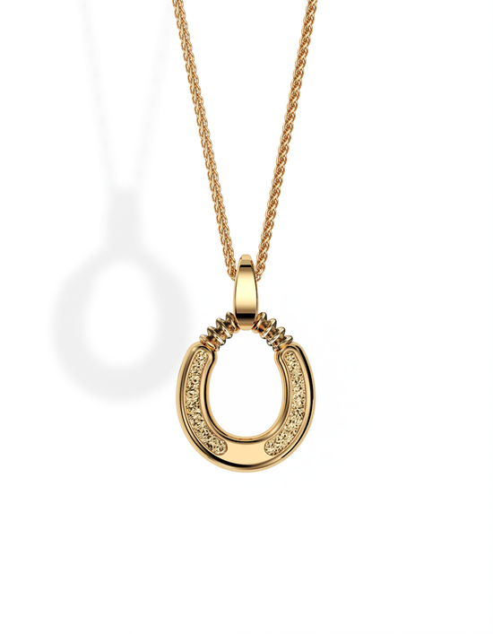 Horseshoe Necklace 14k Gold