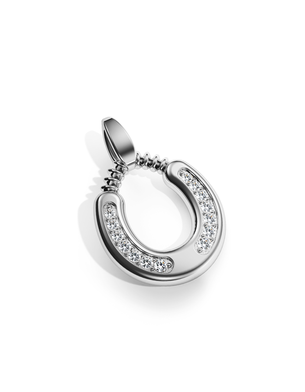 Horseshoe Pendant, Diamond Trail