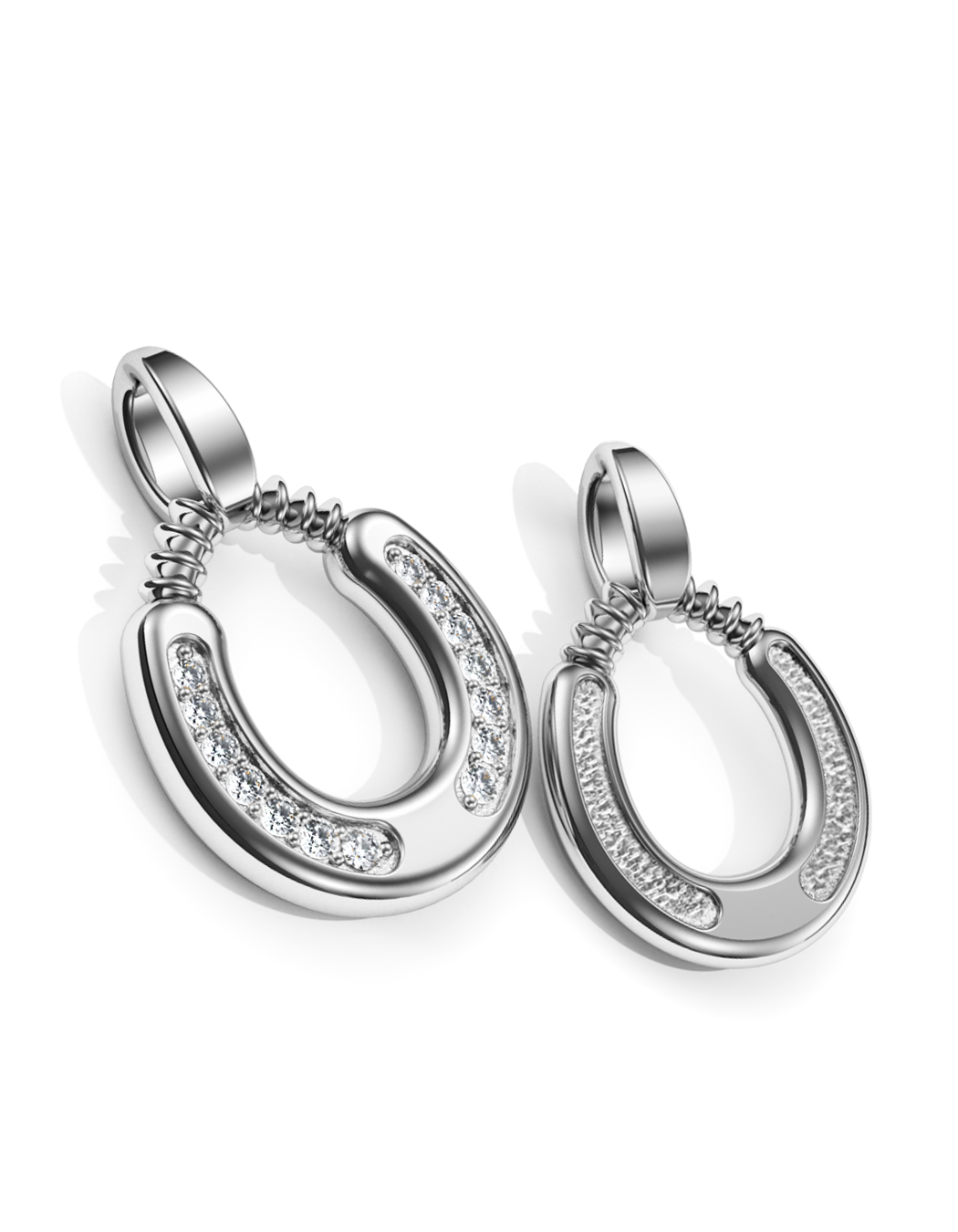 Horseshoe Pendant, Diamond Trail