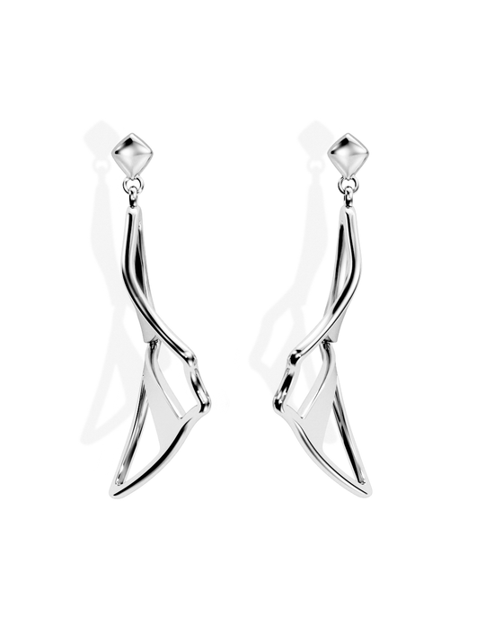 ILLUSION EARRINGS • Manta "Lefty"