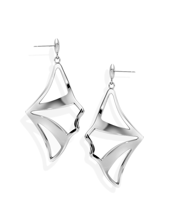 ILLUSION EARRINGS • Manta "Lefty"