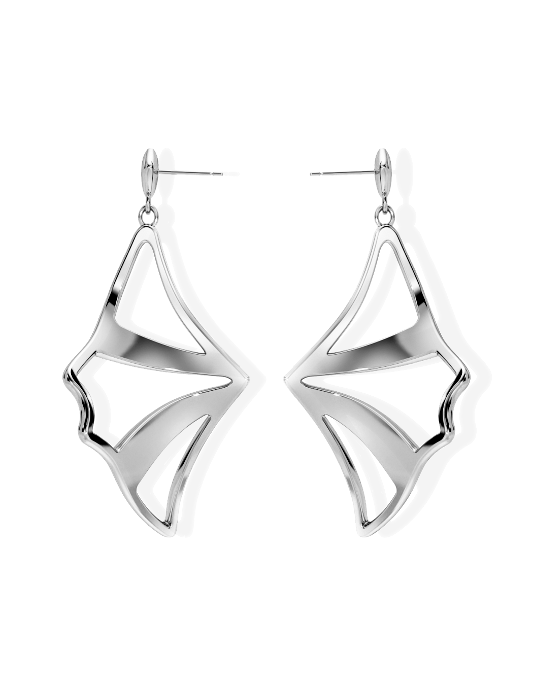 ILLUSION EARRINGS • Manta "Lefty"