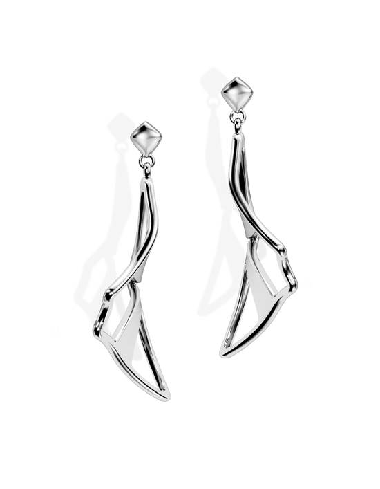 ILLUSION EARRINGS • Manta "Lefty"