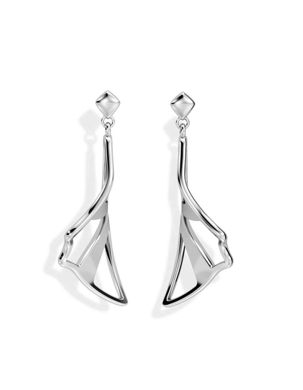 ILLUSION EARRINGS • Manta "Lefty"