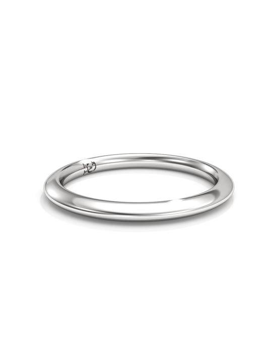 Endless Kiss Ring - 2mm