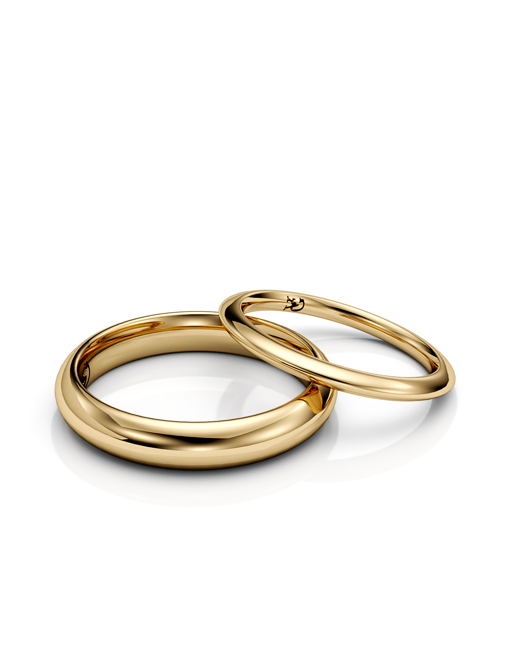 Endless Kiss Ring 14k / 18k Gold - 2mm