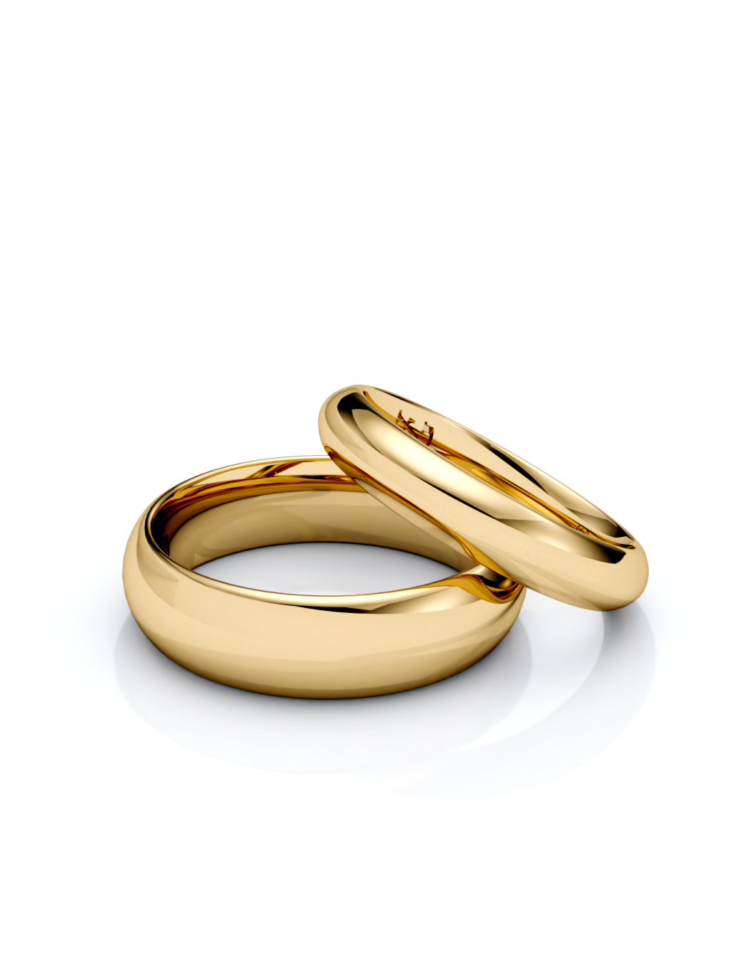 Endless Kiss Ring 14k / 18k Gold - 6mm