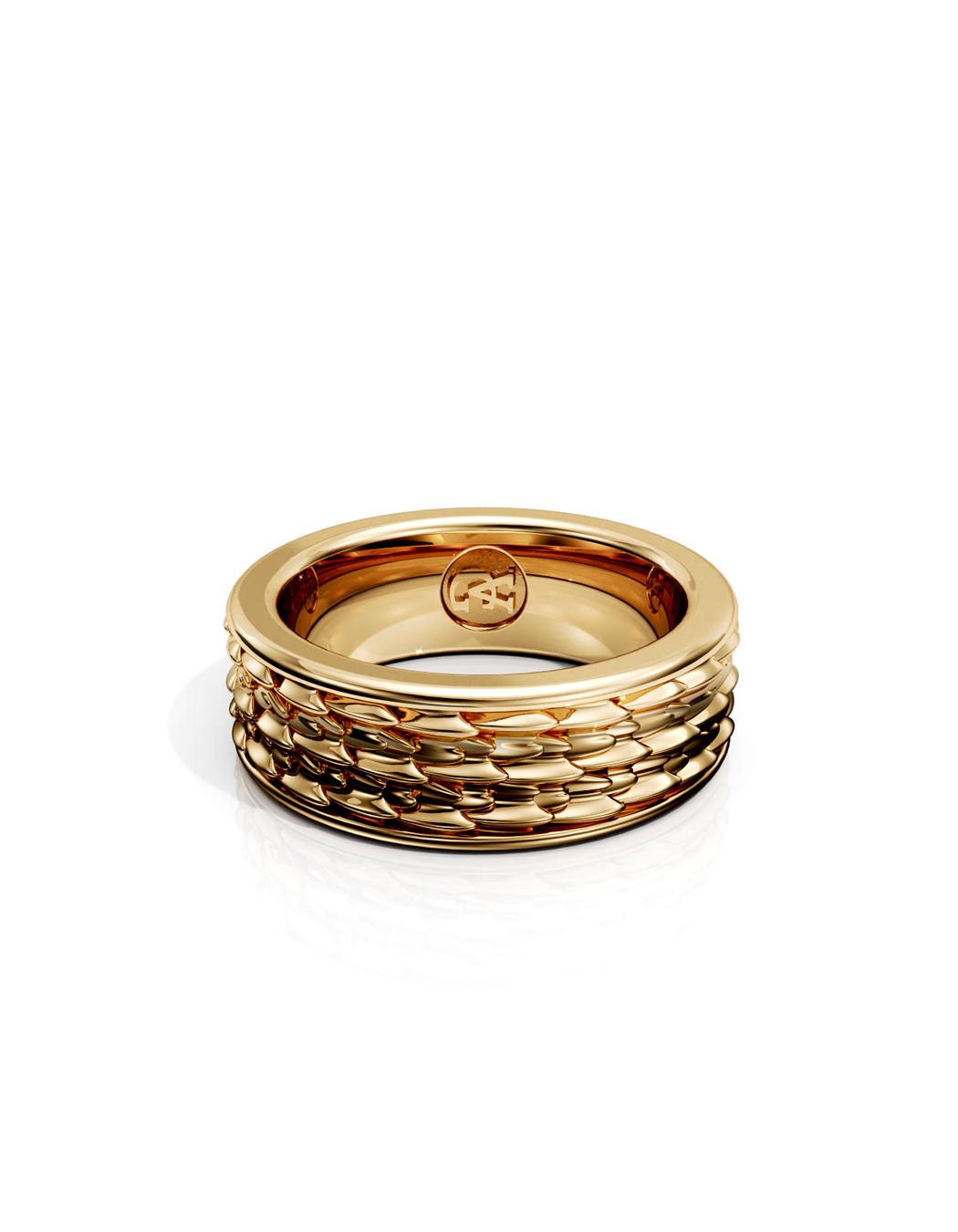 Manō Scale Ring 14k / 18k Gold