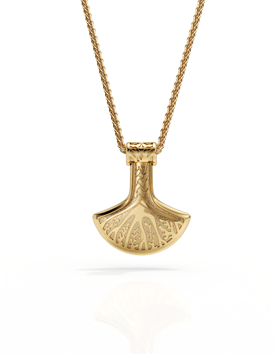 Mangrove Hammer Necklace 14k Gold