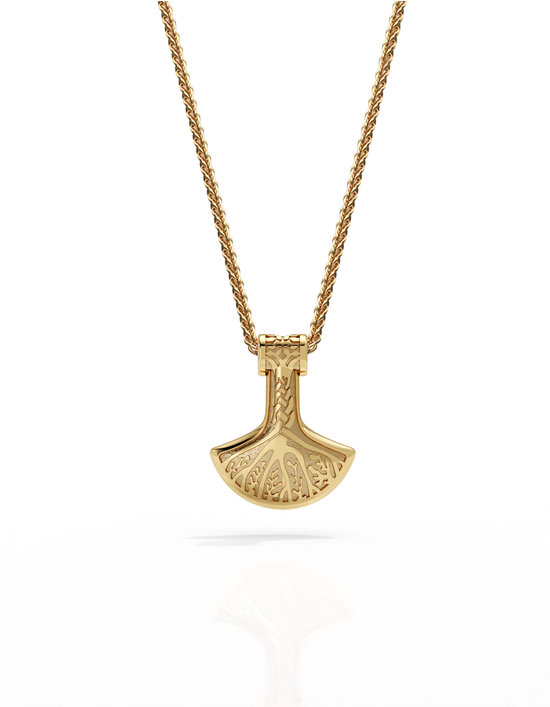Mangrove Hammer Necklace 14k Gold - Small